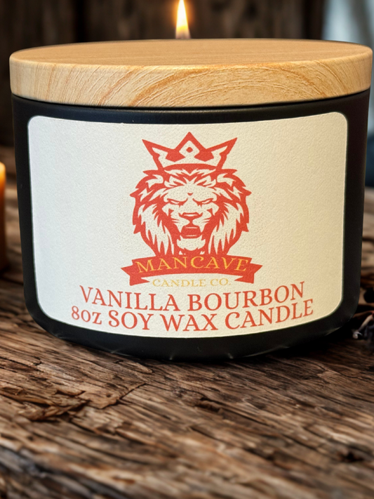 Vanilla Bourbon 8oz Candle